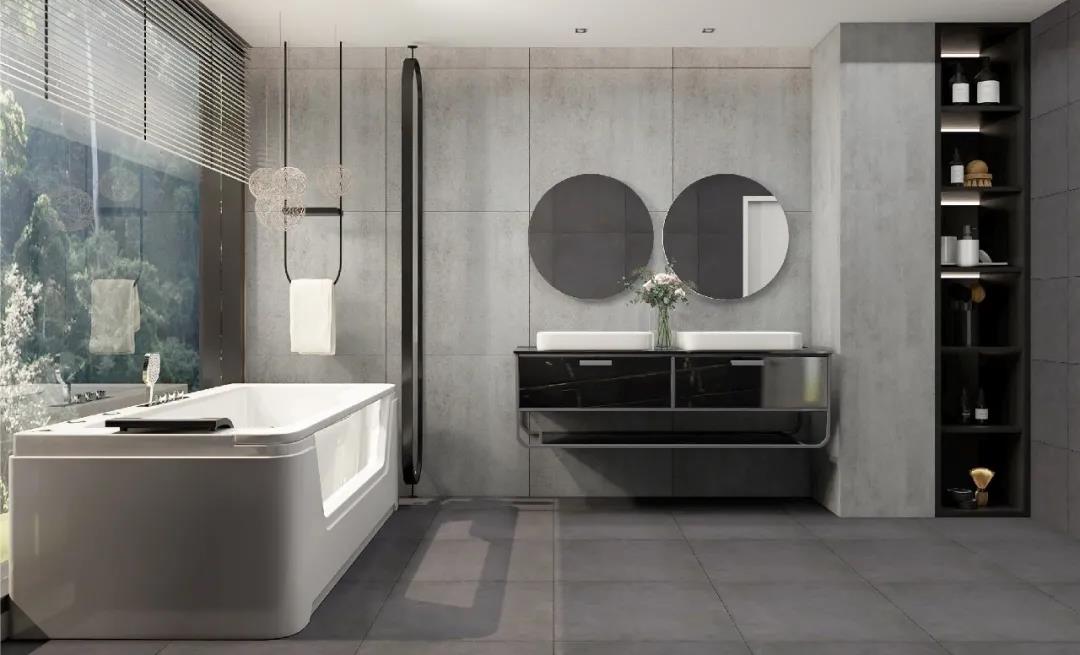 APPOLLO阿波羅家居 | 高級灰極簡浴室布局推薦
