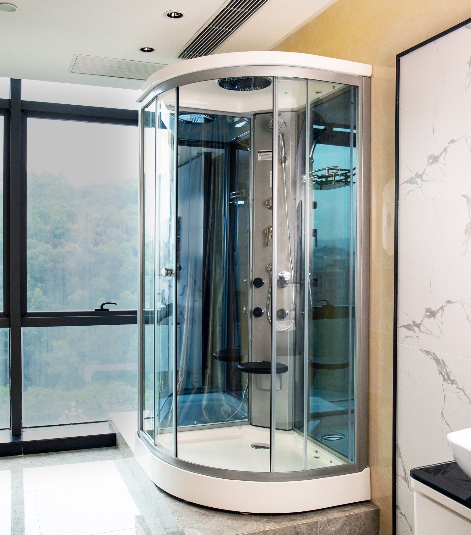 阿波羅丨簡約風夢中整體淋浴房來啦！